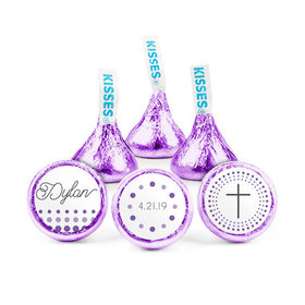 Personalized Girl Confirmation Radiant Cross Hershey's Kisses