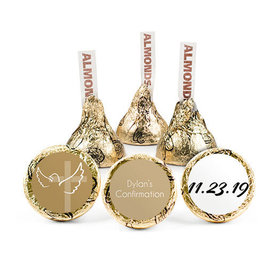 Personalized Girl Confirmation Cross & Dove Hershey's Kisses