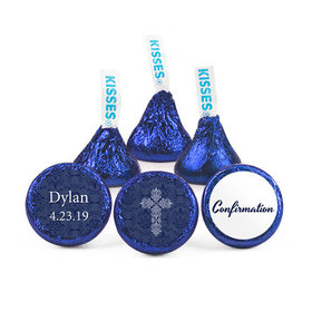 Personalized Boy Confirmation Blessed Hershey's Kisses