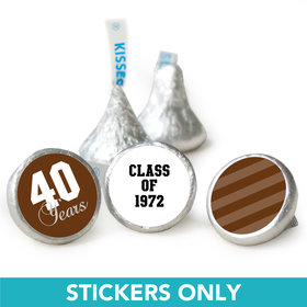 Class Reunion 3/4" Sticker Milestone (108 Stickers)