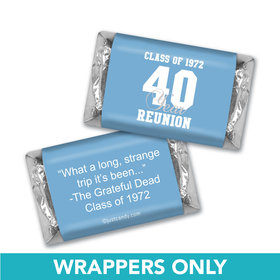 Class Reunion Personalized Hershey's Miniatures Wrappers Milestone