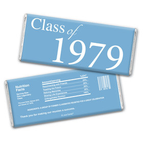Class Reunion Personalized Chocolate Bar Wrappers Graduation Class Of