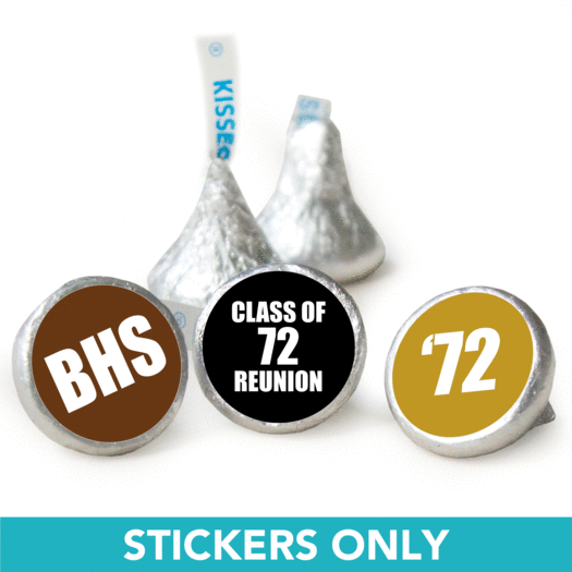 Class Reunion - Letterman 3/4" Stickers - (108 Stickers)