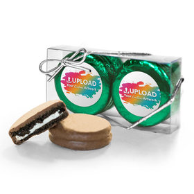 Personalized Add Your Artwork 2Pk Chocolate Covered Oreo Cookies
