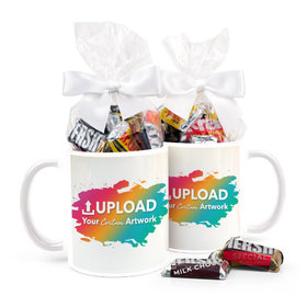 Personalized Add Your Artwork 11oz Mug with Hershey's Miniatures