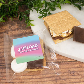 Personalized Add Your Artwork S'mores Favor