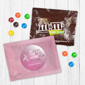 Personalized Breast Cancer Awareness Be the Hope Milk Chocolate M&Ms