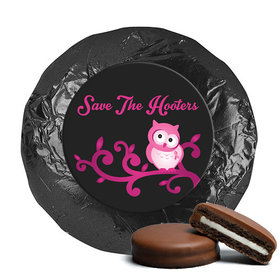 Personalized Breast Cancer Awareness Save the Hooters Chocolate Covered Oreos