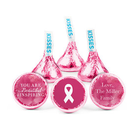 Personalized Breast Cancer Awareness Pink Inspiration Hershey's Kisses