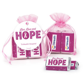 18 Pieces Breast Cancer Awareness Gift Bags Pink Ribbon Paper Bags w  Handles  eBay