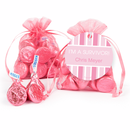 Amazoncom 100PCS Breast Cancer Awareness Cellophane Treat Bags  Pink  Ribbon Cellophane Gift Bags Breast Awareness Candy Goodies Cellophane Bags  Party Favors Supplies  Health  Household
