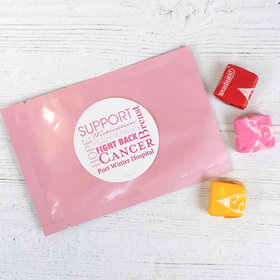 Personalized Breast Cancer Awareness Strength in Words Starbursts