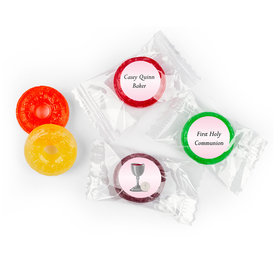 Communion Personalized LifeSavers 5 Flavor Hard Candy Classic Cross (300 Pack)