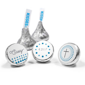 Communion Personalized Hershey's Kisses Circled Cross Assembled Kisses