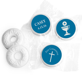 Communion Personalized Life Savers Mints Framed Name with Chalice