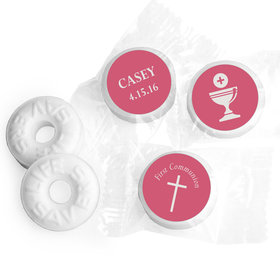 Communion Personalized Life Savers Mints Framed Name with Chalice