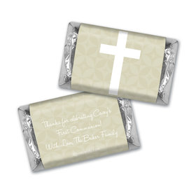 Communion Personalized Hershey's Miniatures Initial Cross
