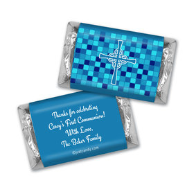 Communion Personalized Hershey's Miniatures Mosaic Cross