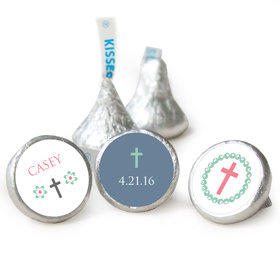 First Communion Personalized Hershey's Kisses Blooming Flowers Assembled Kisses