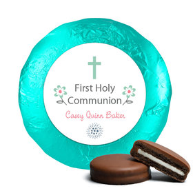 First Communion Chocolate Covered Oreos Blooming Flowers