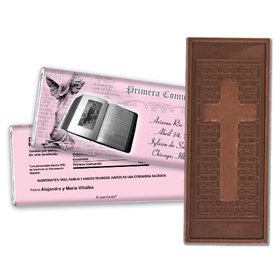 Communion Embossed Cross Chocolate Bar Palabra de Dios