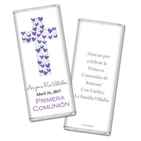 Personalized Communion Chocolate Bar & Wrapper