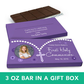 Deluxe Personalized Girl I Did It! Chocolate Bar in Gift Box (3oz Bar)