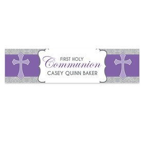 Personalized Communion Fluer Di Lis Cross 5 Ft. Banner