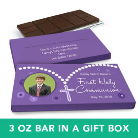 Deluxe Personalized Boy I Did It! Chocolate Bar in Gift Box (3oz Bar)