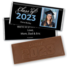 Graduation Personalized Embossed Chocolate Bar Photo Class Of