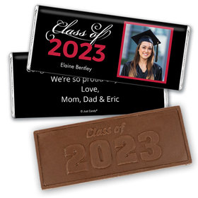 Graduation Personalized Embossed Chocolate Bar Photo Class Of