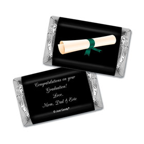 Graduation Personalized Hershey's Miniatures Wrappers Diploma