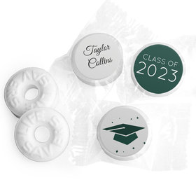 Graduation Personalized Life Savers Mints Cap & Confetti