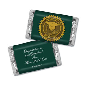 Graduation Personalized Hershey's Miniatures Wrappers School Seal