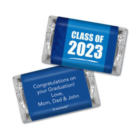 Graduation Personalized Hershey's Miniatures Wrappers Watercolor