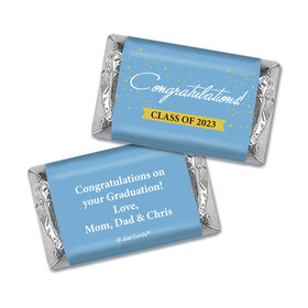 Graduation Personalized Hershey's Miniatures Wrappers Confetti