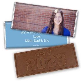 Graduation Personalized Embossed Chocolate Bar Full Photo