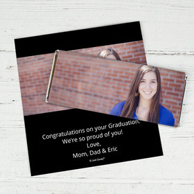 Graduation Personalized Chocolate Bar Wrappers Full Photo