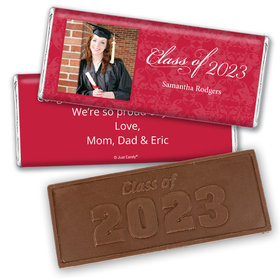 Graduation Personalized Embossed Chocolate Bar Baroque Photo