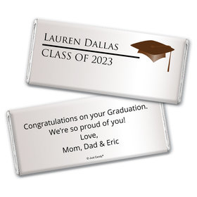 Graduation Personalized Chocolate Bar Cap