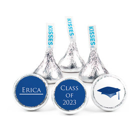 Graduation Favors - Grad Cap Stickers - Kisses Candy Assembled Kisses
