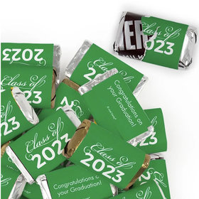 Green Graduation Candy - Class Of Wrapped Hershey's Miniatures