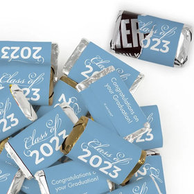 Light Blue Graduation Candy - Class Of Wrapped Hershey's Miniatures