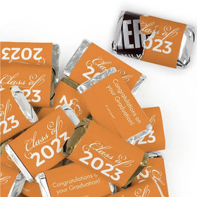 Orange Graduation Candy - Class Of Wrapped Hershey's Miniatures