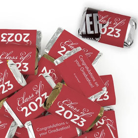 Red Graduation Candy - Class Of Wrapped Hershey's Miniatures