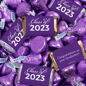 Purple Graduation Candy Mix - Hershey's Miniatures and Kisses