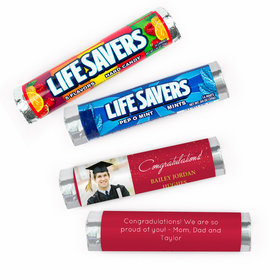 Personalized Graduation Confetti Photo Lifesavers Rolls (20 Rolls)