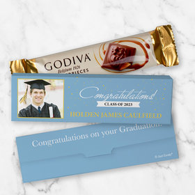 Personalized Godiva Chocolate Box Confetti Photo Candy Bars