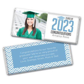 Personalized Graduation Chevron Grad Chocolate Bar & Wrapper