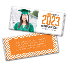 Personalized Graduation Chevron Grad Chocolate Bar & Wrapper